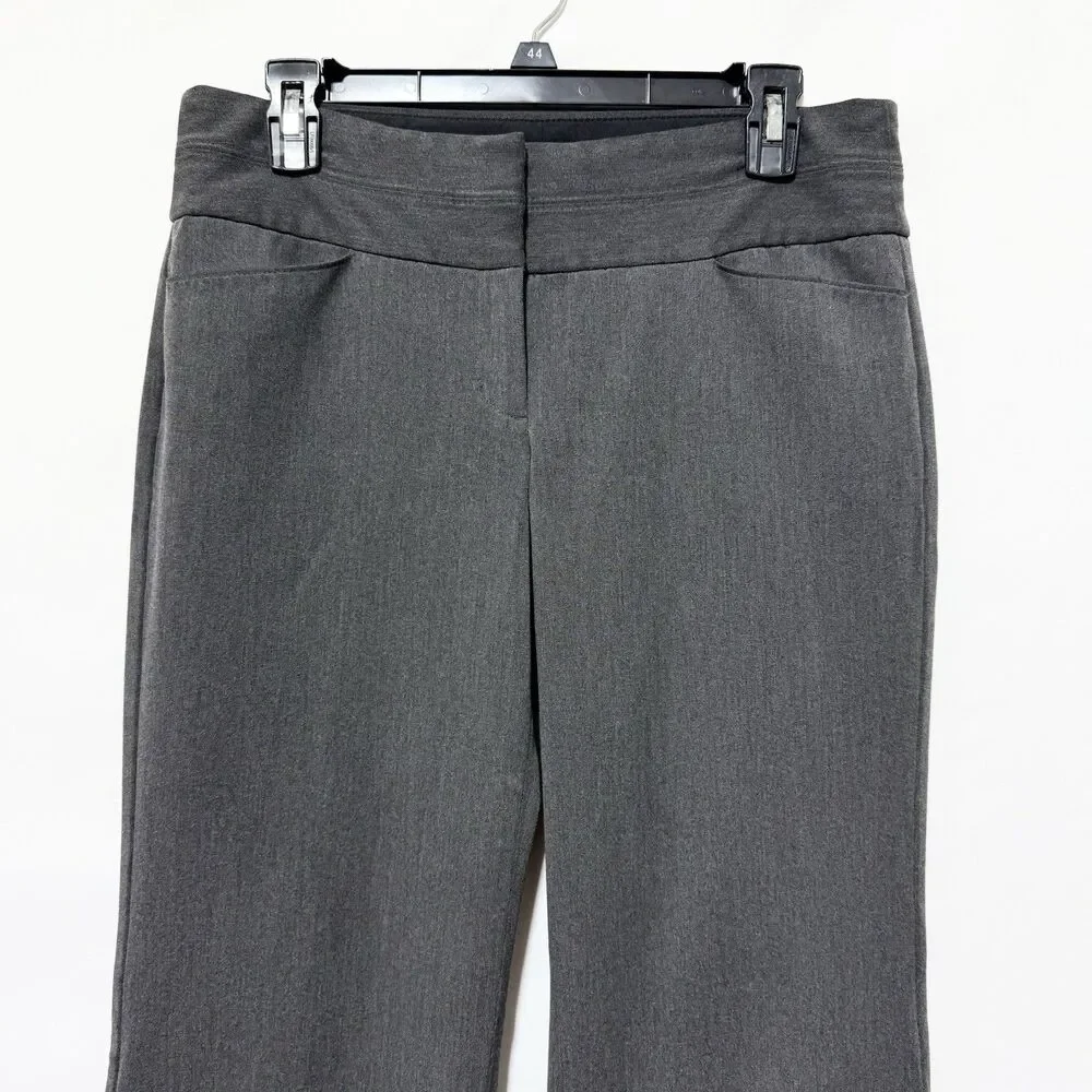 Express Editor Dress Pants Womens Size 6R Gray Work Trousers - Picture 3 of 9